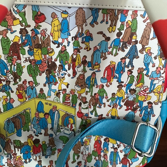 Loungefly‎ Red and White Where\'s Waldo Backpack